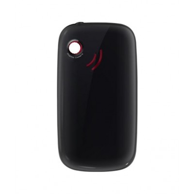 Back Panel Cover For Karbonn Kt62 Red Black - Maxbhi.com