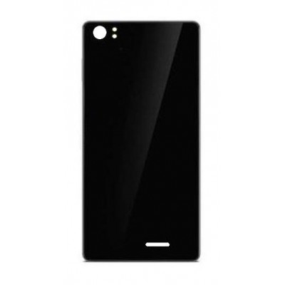 Back Panel Cover For Lava Icon Black - Maxbhi Com