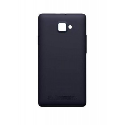 Back Panel Cover For Lava Iris 370 Black - Maxbhi.com