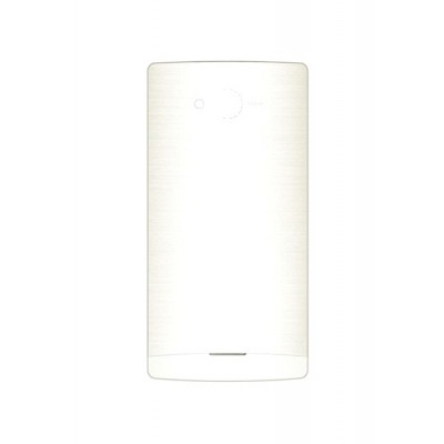 Back Panel Cover For Lava Iris 404 Flair White - Maxbhi.com