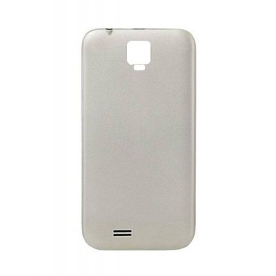 Back Panel Cover For Lava Iris 408e Silver - Maxbhi Com