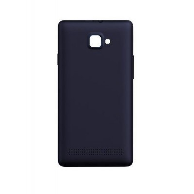 Back Panel Cover For Lava Iris 444 Black - Maxbhi.com
