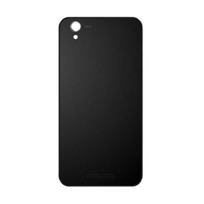 Back Panel Cover For Lava Iris Atom 3 Black - Maxbhi.com
