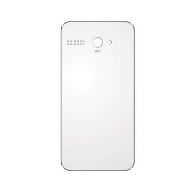 Back Panel Cover For Lava Iris Atom White - Maxbhi.com