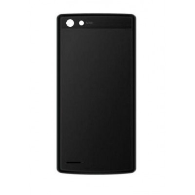 Back Panel Cover For Lava Iris Fuel 25 Black - Maxbhi.com