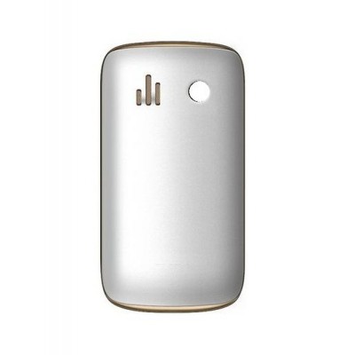 Back Panel Cover For Lava Kkt 51 White Brown - Maxbhi.com