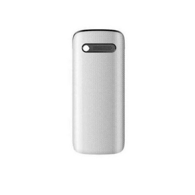 Back Panel Cover For Lava Kkt Pearl Silver - Maxbhi.com