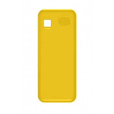 Back Panel Cover For Lava Spark Candy Yellow - Maxbhi.com