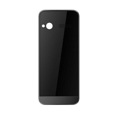 Back Panel Cover For Lava Spark Icon Black - Maxbhi.com