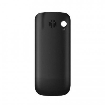Back Panel Cover For Lemon B499 Star Black Glossy - Maxbhi.com