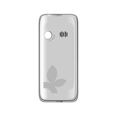 Back Panel Cover For Lemon Duo 339 Super Silver - Maxbhi.com