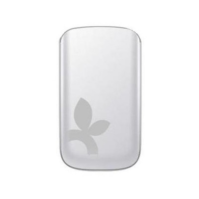 Back Panel Cover For Lemon Trio 323 Silver White - Maxbhi Com