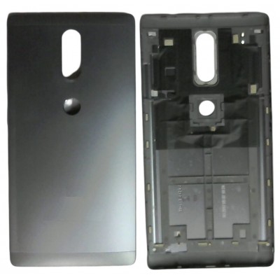 Back Panel Cover For Lenovo Phab 2 Plus Gunmetal Grey - Maxbhi Com
