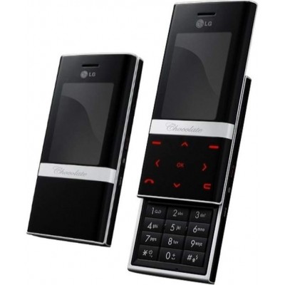Back Panel Cover for LG KE800 Chocolate Platinum - White