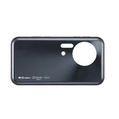 Back Panel Cover For Lg Kc910i Renoir Black - Maxbhi.com