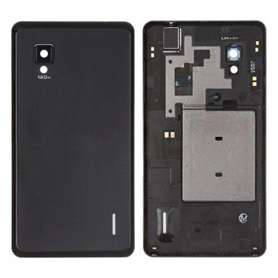 Back Panel Cover For Lg Optimus G F180s Black - Maxbhi Com