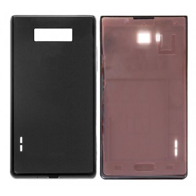 Back Panel Cover For Lg Optimus L7 P700 Black - Maxbhi Com