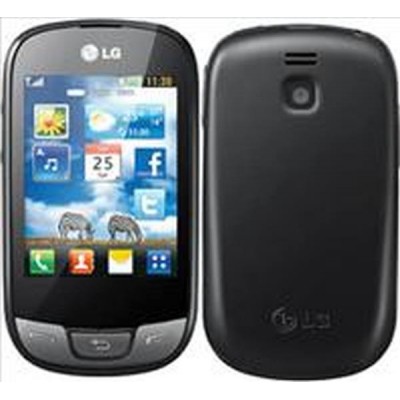 Back Panel Cover for LG T515 Cookie Duo - White