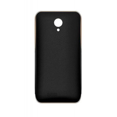 Back Panel Cover For Lyf Flame 6 Black - Maxbhi.com