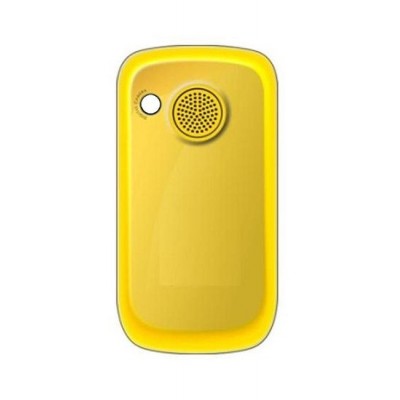 Back Panel Cover For Maxx Mq 340 Yellow - Maxbhi.com