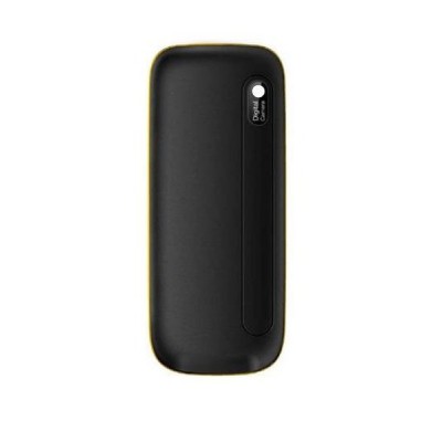 Back Panel Cover For Maxx Mx151 Turbo Black Yellow - Maxbhi.com