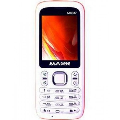 Back Panel Cover for Maxx MX317 - White & Pink
