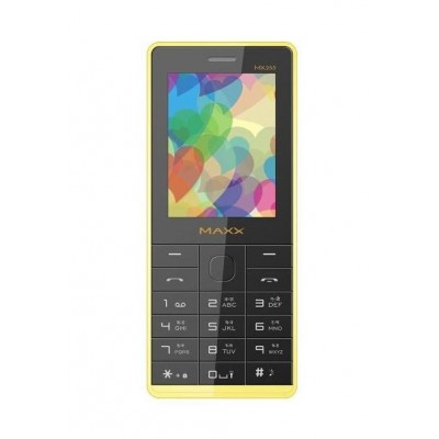 Back Panel Cover For Maxx Mx255 Play Yellow - Maxbhi.com