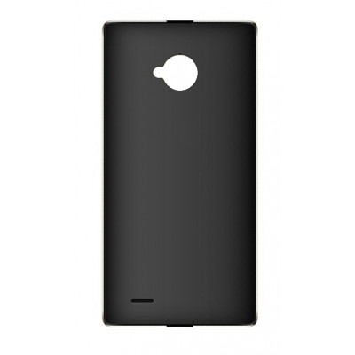 Back Panel Cover For Micromax Canvas Amaze 4g Q491 Black - Maxbhi Com