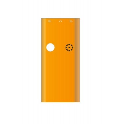 Back Panel Cover For Micromax M2 Orange - Maxbhi.com