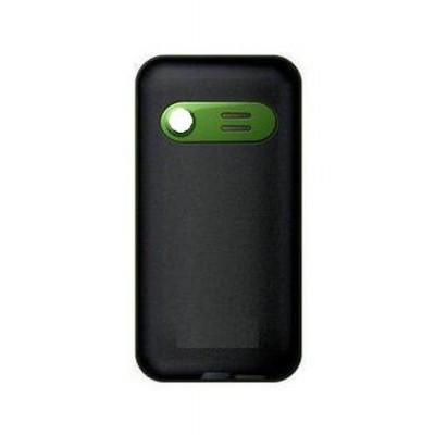Back Panel Cover For Micromax Q22 Black Green - Maxbhi.com