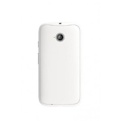 Back Panel Cover for Motorola New Moto E - 2nd Gen - 4G - White