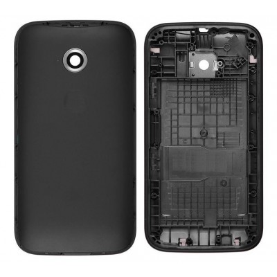 Back Panel Cover For Motorola Moto E Dual Sim 2nd Gen Black - Maxbhi Com