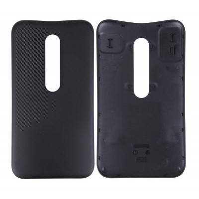 Back Panel Cover For Motorola Moto G Dual Sim 3rd Gen Black - Maxbhi Com