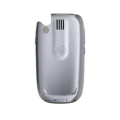 Back Panel Cover For Motorola V635 Silver - Maxbhi.com