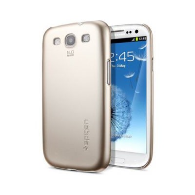 Back Case for Samsung I9300 Galaxy S III Gold