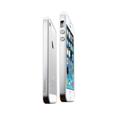 Bumper Case for Apple iPhone 5 Satin Silver