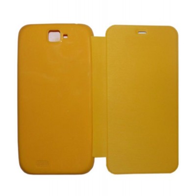 Flip Cover for Karbonn S5 Titanium Yellow