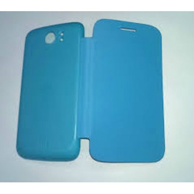 Flip Cover for Micromax A110Q Canvas 2 Plus Aqua Blue