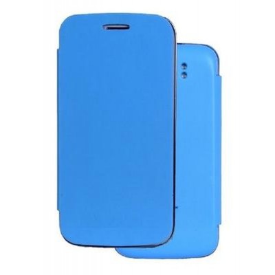 Flip Cover for Micromax A110Q Canvas 2 Plus Navy Blue