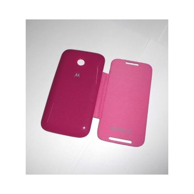 Flip Cover for Motorola Moto E Dual SIM XT1022 Pink
