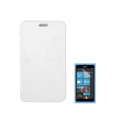 Flip Cover for Nokia Lumia 520 White