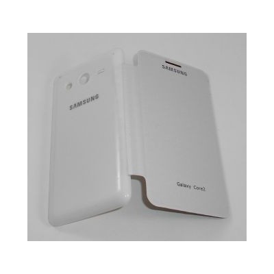 Flip Cover for Samsung Galaxy Core II Dual SIM SM-G355H White