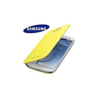 Flip Cover for Samsung Galaxy Note N7000 Yellow