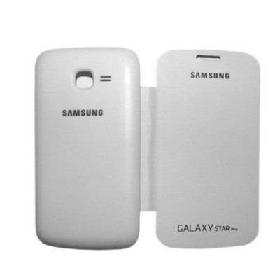 Flip Cover for Samsung Galaxy Star Plus S7262 (Dual SIM) White