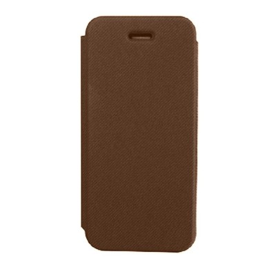 Flip Cover For Apple Iphone 5 5g Brown - Maxbhi Com