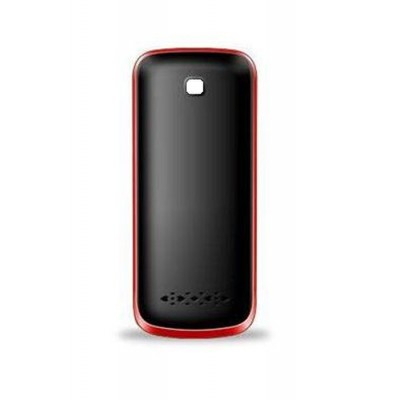 Back Panel Cover For Mvl Mobiles Xs10 Red Black - Maxbhi.com