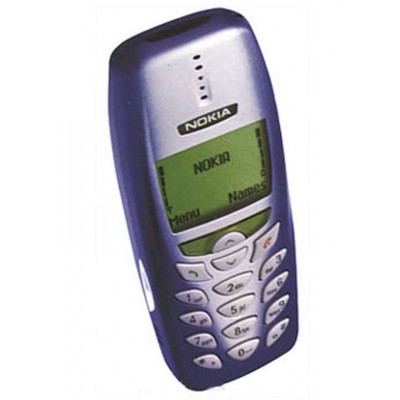 Back Panel Cover for Nokia 3350 - Black