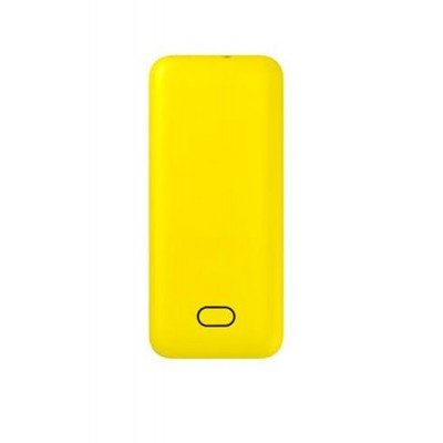 Back Panel Cover For Nokia 207 Yellow - Maxbhi.com
