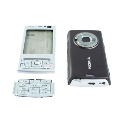 Back Panel Cover for Nokia N95 - Grey & Purple