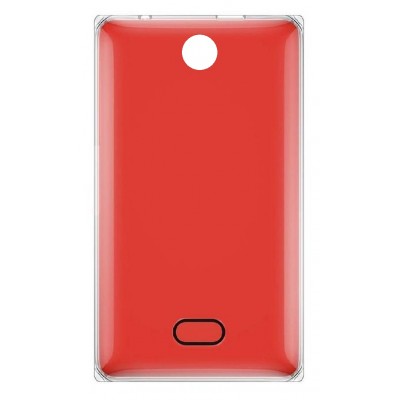 Back Panel Cover For Nokia Asha 500 Dual Sim Red - Maxbhi Com